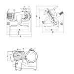 Αλλαντομηχανή Λεπίδα 350mm PALLADIO 350 INGR. TOP SRM-PALLADIO 350 INGR. TOP